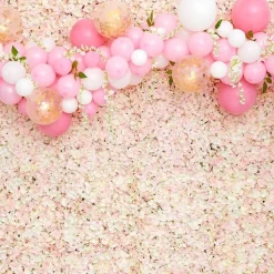 Party Delights Pink Hydrangea Flower Wall - 60Cm< Flowers & Foliage