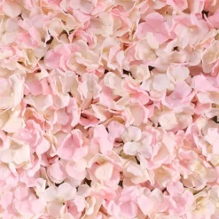Party Delights Pink Hydrangea Flower Wall - 60Cm< Flowers & Foliage