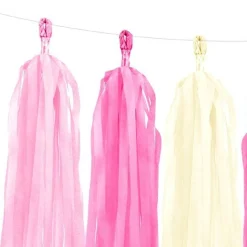 Party Delights Pink Mix Tassel Garland Decoration - 1.5M< Hanging Decorations