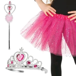 Party Delights Pink Princess Accessory Kit - Child< Instant Outfits