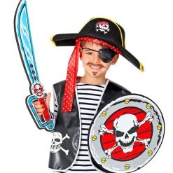 Party Delights Pirate Cutlass & Shield - 52Cm< Fake Weapons