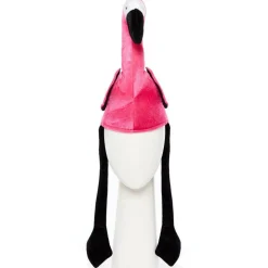 Party Delights Plush Flamingo Hat< Hats & Headwear