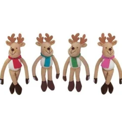 Plush Hanging Reindeer - 28Cm<Party Delights Clearance