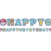 Party Delights Pokemon 'Happy Birthday' Paper Letter Banner - 2.1M< Banners