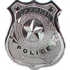 Party Delights Police Badge - 6Cm< Costume Props
