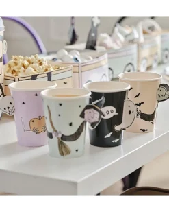 Pop-Out Boo Crew Paper Cups (8Pk)<Party Delights New