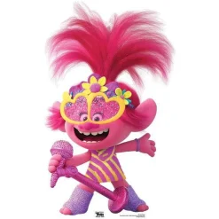 Party Delights Poppy Trolls World Tour Cardboard Cutout - 95Cm X 58Cm< Cardboard Cut Outs