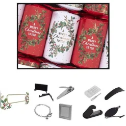 Premium Crackers And Place Cards - 32Cm (8Pk)<Party Delights Hot