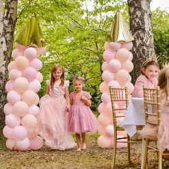 Party Delights Princess Balloon Turrets - 100 Balloons< Arches & Clouds