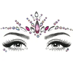 Party Delights Princess Glitter Face And Body Gem Kit< Face Gems