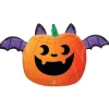 Pumpkin Bat Foil Balloon - 18"<Party Delights Best