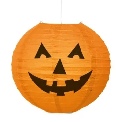 Party Delights Pumpkin Lantern - 25Cm< Hanging Decorations