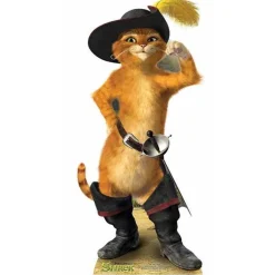 Party Delights Puss In Boots Cardboard Cutout - 91Cm X 43Cm< Cardboard Cut Outs