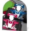 Party Delights Racing Cars Stand-In Cardboard Photo Prop - 120Cm X 103Cm< Cardboard Cut Outs