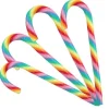 Rainbow Candy Cane - Fruit Flavour - 28G<Party Delights Outlet