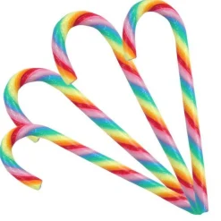 Rainbow Candy Cane - Fruit Flavour - 28G<Party Delights Outlet