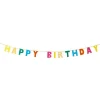 Party Delights Rainbow Happy Birthday Paper Garland - 3M< Hanging Decorations
