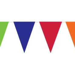 Party Delights Rainbow Plastic Bunting - 10M< Bunting