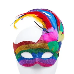 Party Delights Rainbow Pride Masquerade Mask< Masks