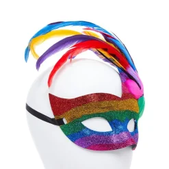 Party Delights Rainbow Pride Masquerade Mask< Masks