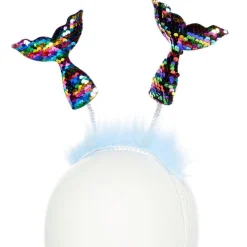 Party Delights Rainbow Sequin Mermaid Headband< Hats & Headwear