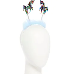 Party Delights Rainbow Unicorn Sequin Headband< Hats & Headwear