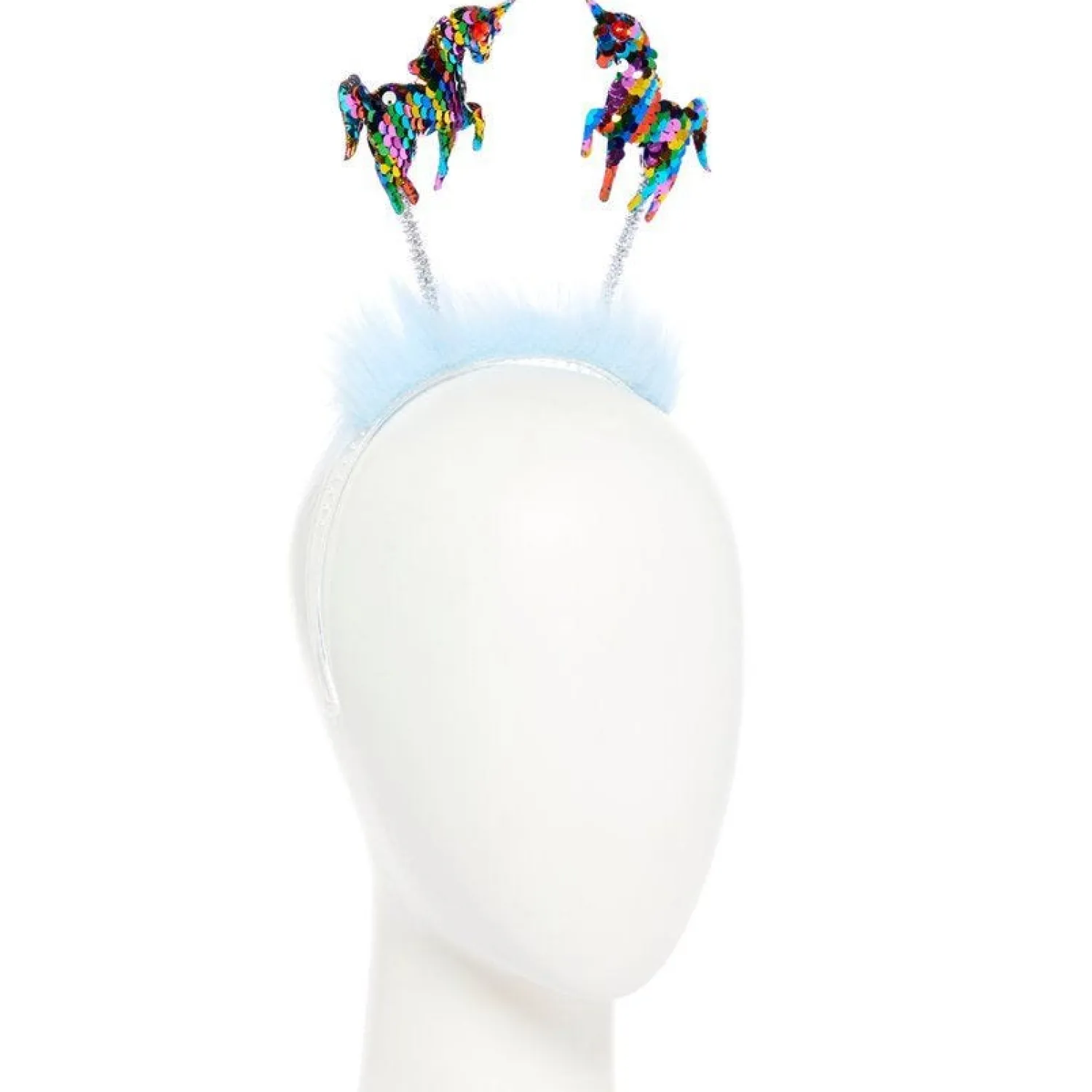 Party Delights Rainbow Unicorn Sequin Headband< Hats & Headwear
