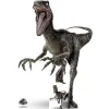 Party Delights Raptor Blue Dinosaur Cardboard Cutout - 135Cm X 93Cm< Cardboard Cut Outs