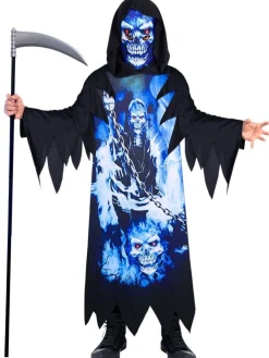 Recycled Neon Reaper - Child Costume<Party Delights Discount