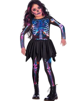 Recycled Skeleton Girl - Toddler And Child Costume<Party Delights Outlet
