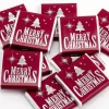 Party Delights Red & Silver Merry Christmas Chocolate Neapolitans X50< Chocolates