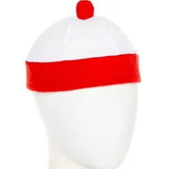Party Delights Red & White Hat - Child< Hats & Headwear