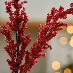 Party Delights Red Berry Stems Christmas Foliage - 75Cm (5Pk)< Flowers & Foliage