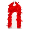 Party Delights Red Feather Boa - 180Cm< Feather Boas
