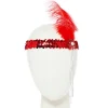 Party Delights Red Flapper Headband< Hats & Headwear