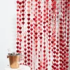 Party Delights Red Heart Fringe Curtain - 1M X 2.2M< Hanging Decorations