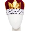 Party Delights Red Plush King's Crown< Hats & Headwear