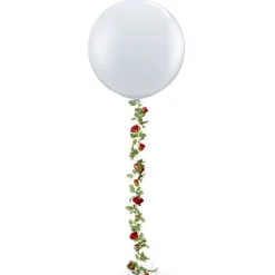 Party Delights Red Rose Garland - 1.75M< Hanging Decorations