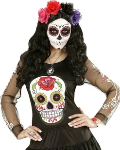 Red Rose Hair Clip With Glitter<Party Delights Best