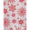Red Snowflake Cello Bags 10Cm X 15Cm (25Pk)<Party Delights Discount