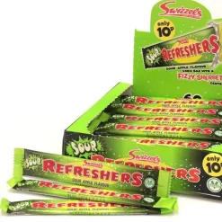 Party Delights Refreshers Chew Bars - Sour Apple Flavour X60< Sweets