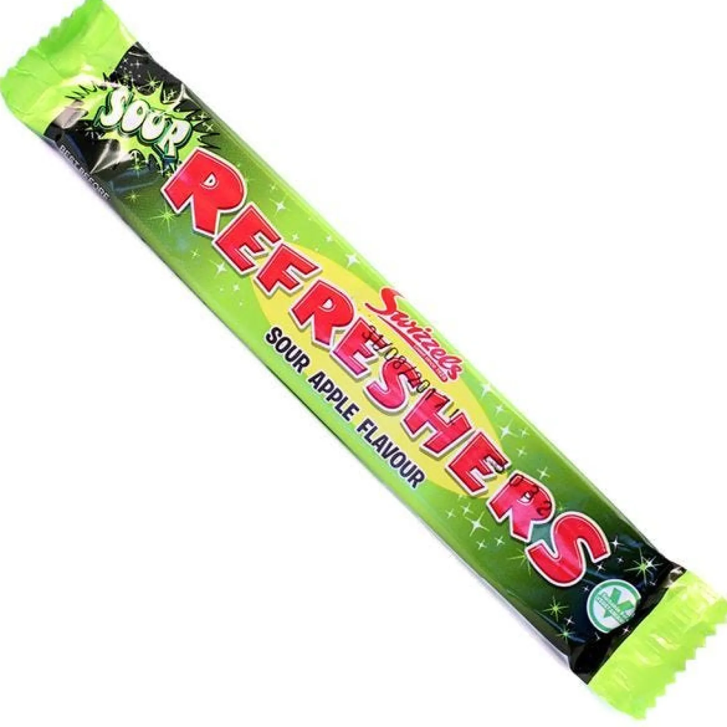 Party Delights Refreshers Chew Bars - Sour Apple Flavour X60< Sweets