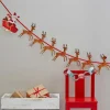 Party Delights Reindeer & Santa Sleigh Christmas Bunting - 1.8M< Bunting