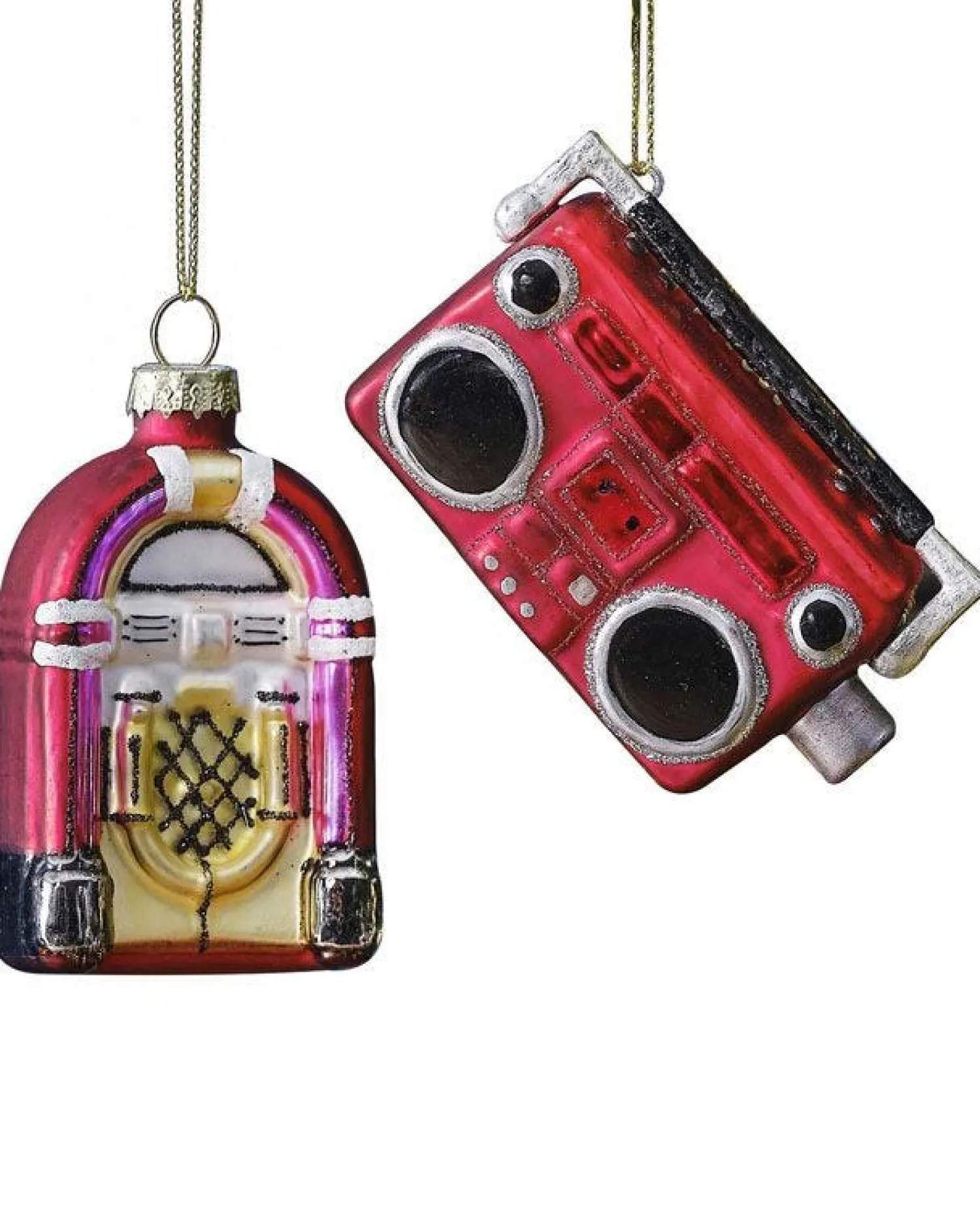 Retro Music Set Tree Decoration<Party Delights Clearance