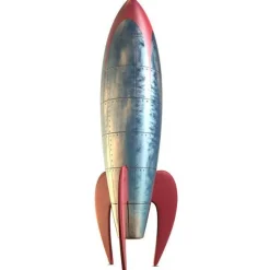 Party Delights Retro Rocket Cardboard Cutout - 191Cm X 56Cm< Cardboard Cut Outs