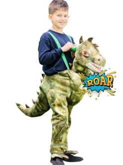 Ride On Light Sound Dinosaur - Child Costume<Party Delights Outlet