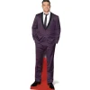 Party Delights Robbie Williams Purple Suit Cardboard Cutout - 185Cm X 57Cm< Cardboard Cut Outs