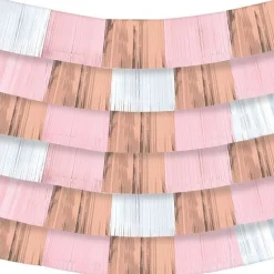 Party Delights Rose Gold Blush Hanging Backdrop< Party Backdrops