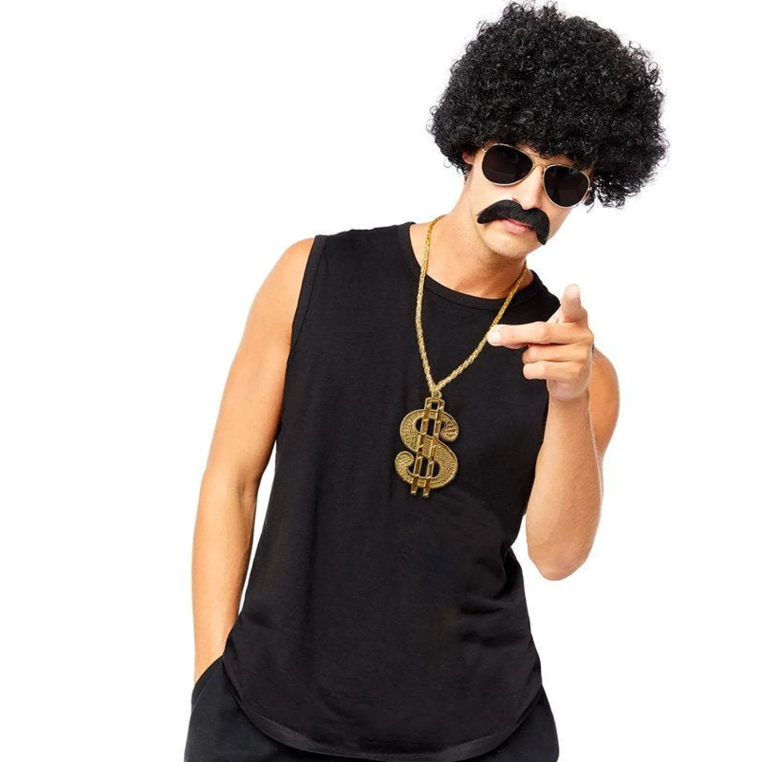 Party Delights 70S Afro Accessory Kit< Instant Outfits