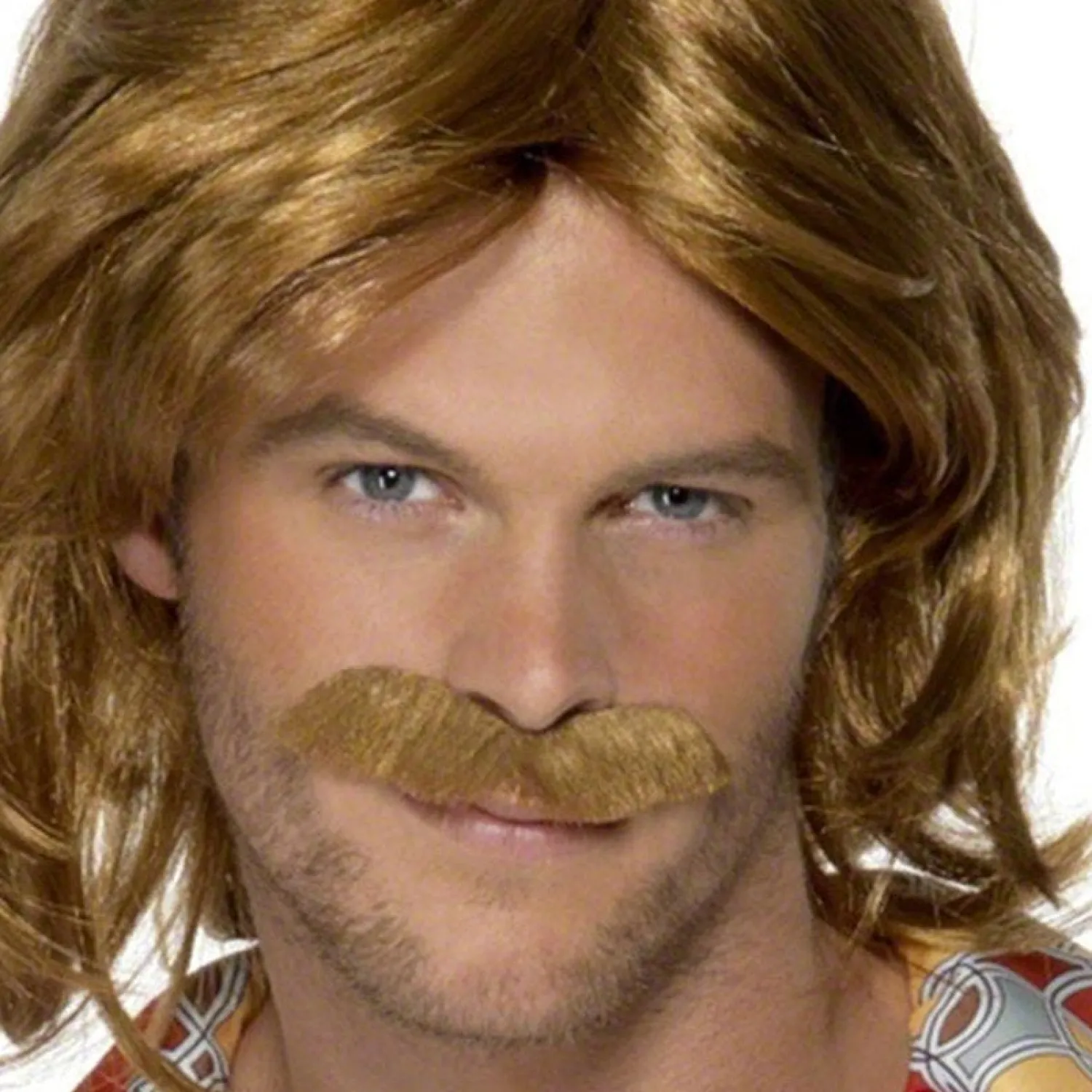 Party Delights 70S Auburn Wig & Moustache< Wigs